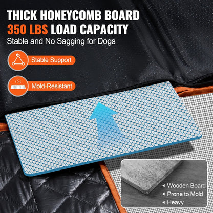 BuddyTail Hub™ Dog Car Seat Extender & Protector – Hard Base